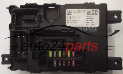 CENTRALKA MODUL STEROWNIK BSI OPEL CORSA D 13265077 CD, 28100928