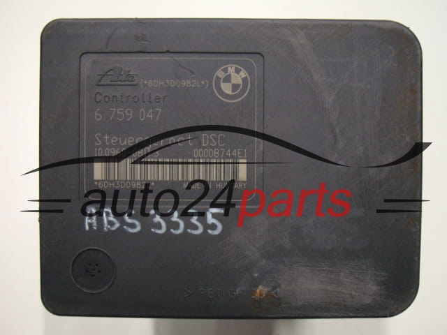 POMPE HYDRAULIQUE ET CALCULATEUR d'ABS BMW 34.51-6759045, 34516759045, 10.0206-0026.4, 10020600264, 6759047