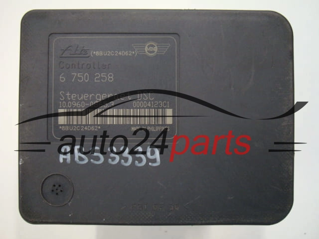 POMPE HYDRAULIQUE ET CALCULATEUR d'ABS BMW MINI COOPER 34.51-6760257, 34516760257, 10.0206-0082.4, 10020600824, 6750258
