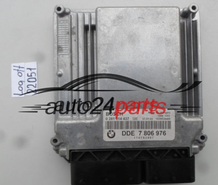BMW 5 E60 530 3.0 D BOSCH 0281014437 DDE 7806976 7796702 7807759 1039S21199