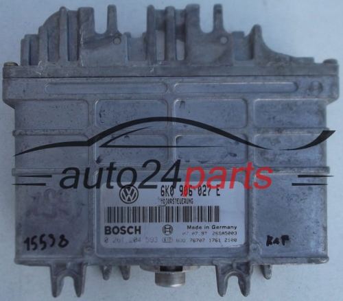ECU ENGINE CONTROLLER SEAT CORDOBA IBIZA INCA VW POLO CADDY 1.4 6K0906027E, 6K0 906 027 E, BOSCH 0261204593, 0 261 204 593