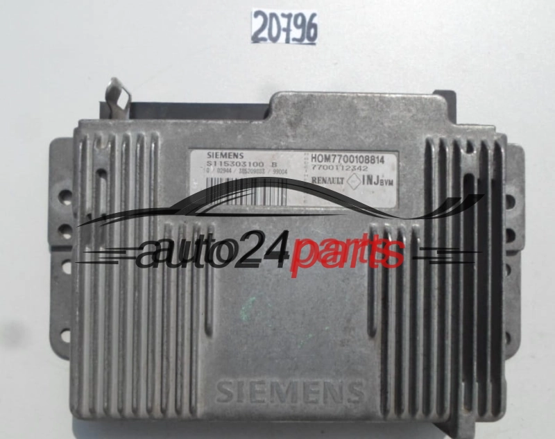 RENAULT CLIO 1.4 S115303100B S115303100 115303100 7700112342 HOM7700108814, 7700108814