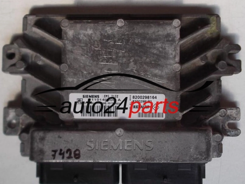 RENAULT CLIO 1.4 S110140000, 8200298154, 8200298162, EMS 3132