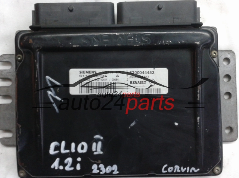 RENAULT CLIO 1.2 SIEMENS SIRIUS 32N S110130104A, S11013104 A, 110130104, 8200044453, 8200044437