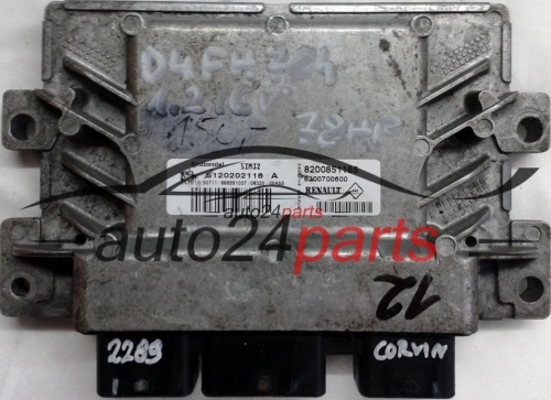 RENAULT CLIO 1.2 CONTINENTAL SIM32 S120202116A, S120202116 A, 120202116, 8200851165, 8200700600