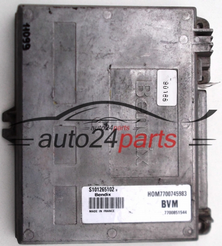RENAULT 25 TXI 2.0, S101265102 B, S101265102B, HOM7700745983, 7700851544