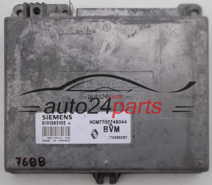 RENAULT 21 1.7, S101263102D, HOM7700746044, HOM 7700746044, 7700852357, BVM
