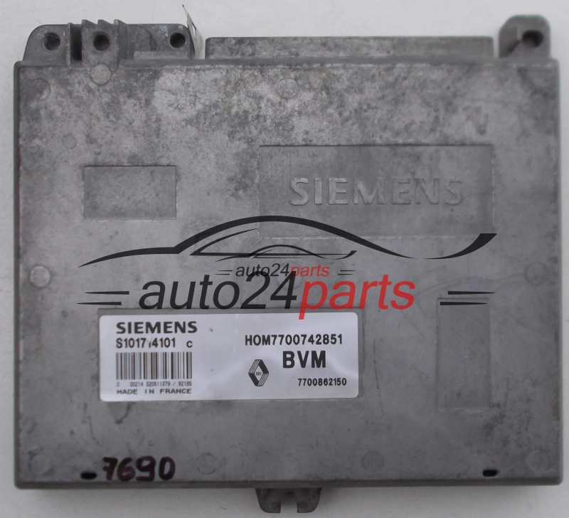 RENAULT 19 1.8, S101714101C, HOM7700742851, HOM 7700742851, 7700862150, BVM