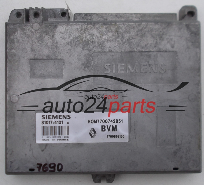 RENAULT 19 1.8, S101714101C, HOM7700742851, HOM 7700742851, 7700862150, BVM