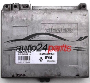 CENTRALINA DO MOTORE RENAULT 19 1.8 16V, SIEMENS S101715102 D, S101715102D, HOM7700851742, 7700851742