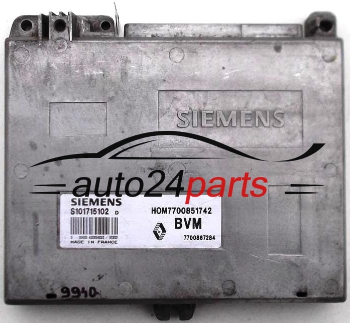 RENAULT 19 1.8 16V, SIEMENS S101715102 D, S101715102D, HOM7700851742, 7700851742