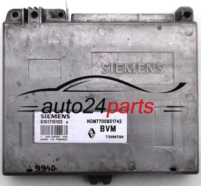 RENAULT 19 1.8 16V, SIEMENS S101715102 D, S101715102D, HOM7700851742, 7700851742