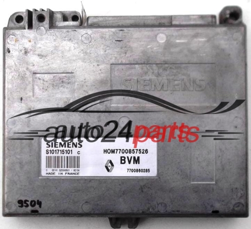 RENAULT 19 1.8 16V, SIEMENS S101715101 C, S101715101C, HOM7700857526, 7700857526