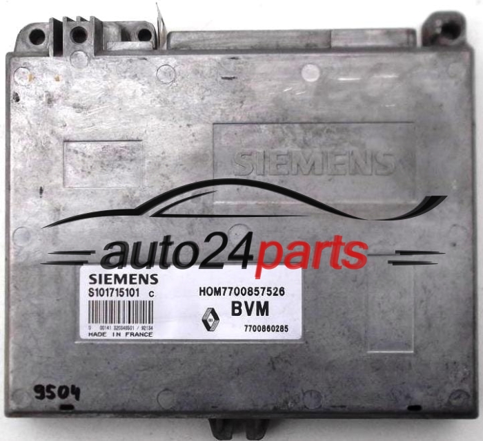 RENAULT 19 1.8 16V, SIEMENS S101715101 C, S101715101C, HOM7700857526, 7700857526