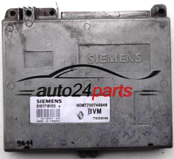 RENAULT 19 1.4, SIEMENS S101718103B, S101718103 B , HOM7700749946, 7700749946