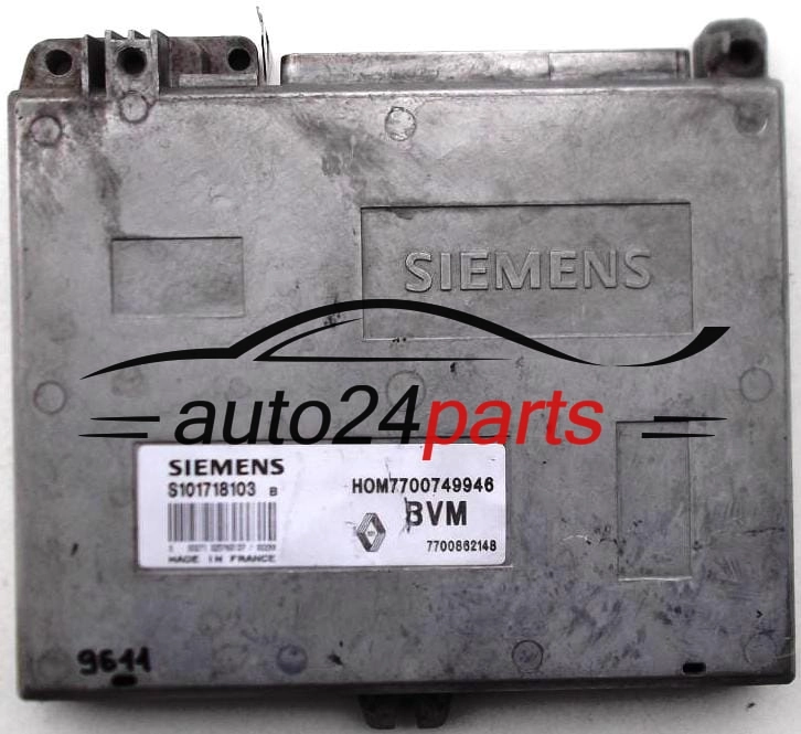 RENAULT 19 1.4, SIEMENS S101718103B, S101718103 B , HOM7700749946, 7700749946