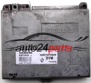 Μονάδα Ελέγχου Κινητήρα RENAULT 19 1.4, SIEMENS S101718103B, S101718103 B , HOM7700749946, 7700749946