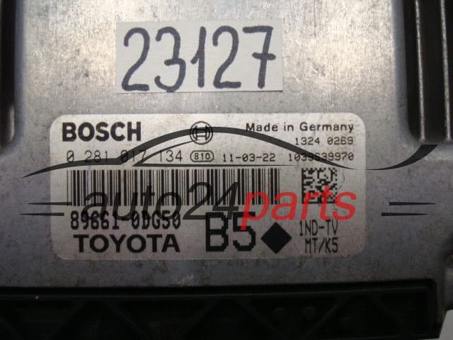 TOYOTA YARIS II BOSCH 0 281 017 134, 0281017134, 89661-0DG50 B5, 896610DG50, 1039S39970