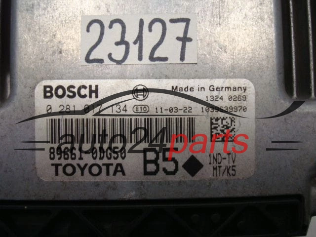 TOYOTA YARIS II BOSCH 0 281 017 134, 0281017134, 89661-0DG50 B5, 896610DG50, 1039S39970
