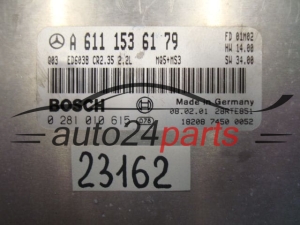 KOMPUTER STEROWNIK SILNIKA MERCEDES SPRINTER 2.2 CDI BOSCH 0281010615, 0 281 010 615, A6111536179, 6111536179, A 611 153 61 79, CR2.35