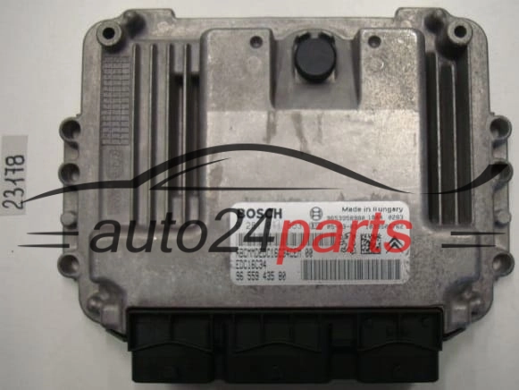 KOMPUTER STEROWNIK SILNIKA PEUGEOT 307 1.6 HDI BOSCH 0 281 011 863, 0281011863, 96 559 435 80, 9655943580, 9653958980, EDC16C34