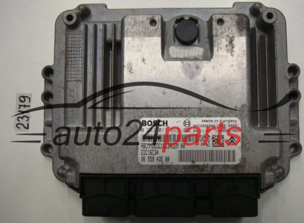 KOMPUTER STEROWNIK SILNIKA PEUGEOT 307 1.6 HDI BOSCH 0 281 011 863, 0281011863, 96 559 435 80, 9655943580, 9653958980, EDC16C34
