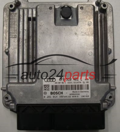 AUDI A6 3.0 TDI BOSCH 0 281 014 380, 0281014380, 4F9 910 401 L, 4F9910401L