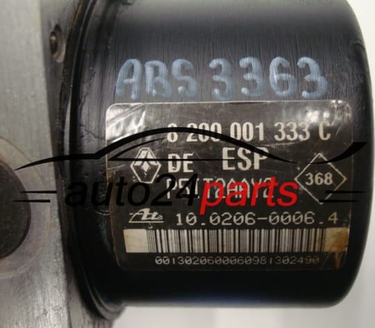 RENAULT LAGUNA 8200001333C  P5IT2AAY2  10020600064  10096014073