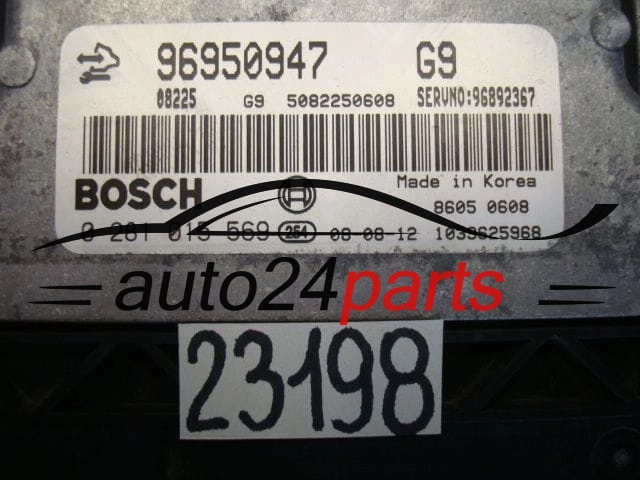 CHEVROLET CAPTIVA 2.0 CDTI, BOSCH 0 281 015 569, 0281015569, 96950947, G9