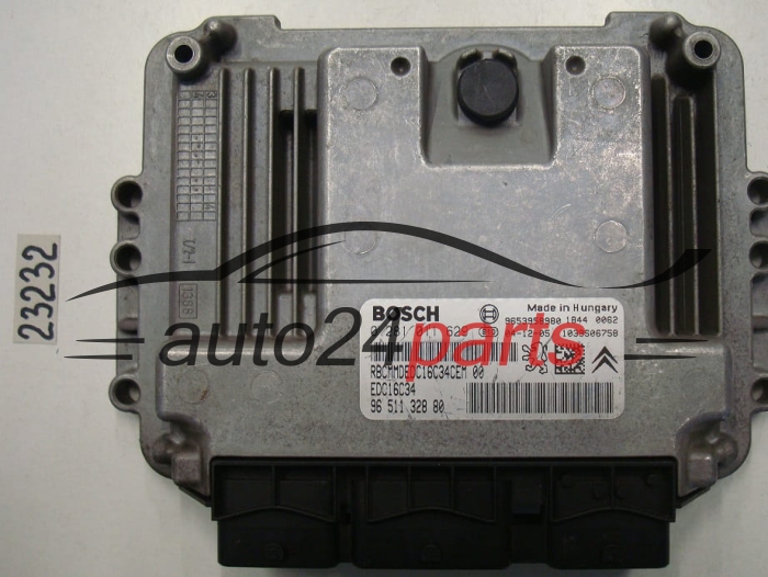 Sterownik silnika Citroen Peugeot 1.6 HDI 0281011629 9651132880 – zdjęcie 2