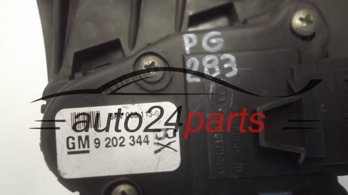 PEDAL DO ACELERADOR POTENTIOMETER OPEL ZAFIRA B 9 202 344, 9202344