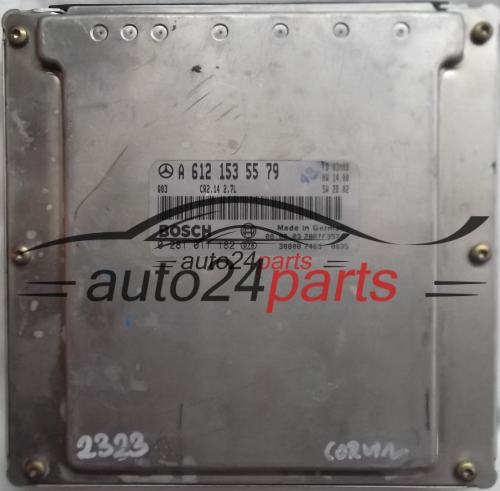 MERCEDES W209 CLK 270 CDI A6121535579, A 612 153 55 79, BOSCH 0281011182, 0 281 011 182, CR2.14