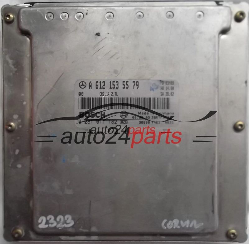 MERCEDES W209 CLK 270 CDI A6121535579, A 612 153 55 79, BOSCH 0281011182, 0 281 011 182, CR2.14