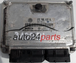 KOMPUTER STEROWNIK SILNIKA VW VOLKSWAGEN TOUAREG 6.0 07C906018AL, 07C 906 018 AL, BOSCH 0261208753, 0 261 208 753, BENZIN ME7.1.1 6369 1039S06598 - 