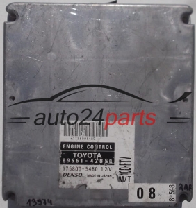 KOMPUTER STEROWNIK SILNIKA TOYOTA RAV4 89661-42B50, 8966142B50, DENSO 175800-5480, 1758005480 - 