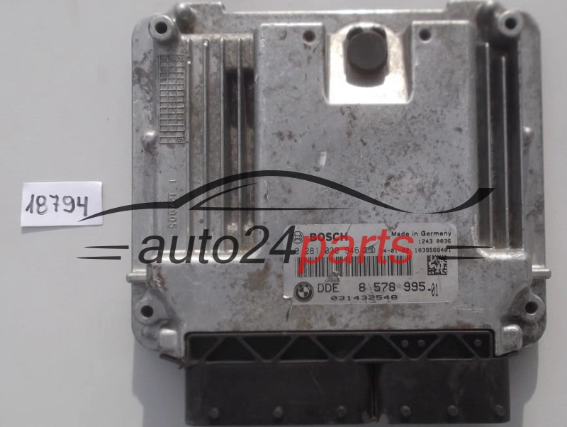 KOMPUTER STEROWNIK SILNIKA BMW BOSCH 0 281 030 946, 0281030946, DDE 8 578 995, 8578995, DDE8578995