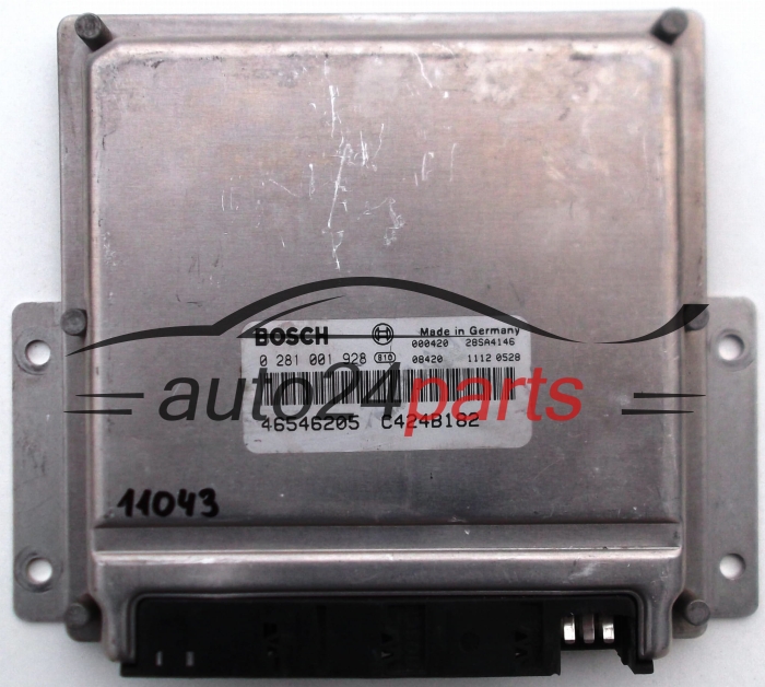 KOMPUTER STEROWNIK SILNIKA FIAT BRAVA BRAVO 1.9 JTD BOSCH 0281001928, 0 281 001 928, C414A182 