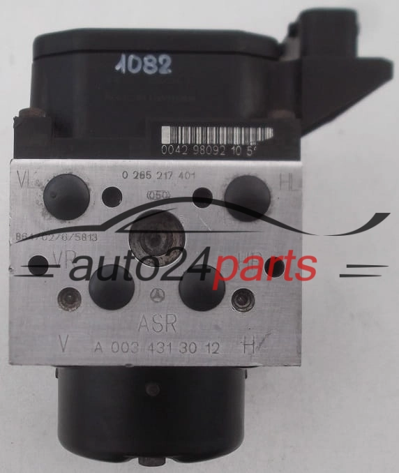BOMBA DE ABS MERCEDES E230 W210 BOSCH 0 265 217 401,  A 003 431 30 12 H, A0034313012, 0 130 108 068, 0130108068