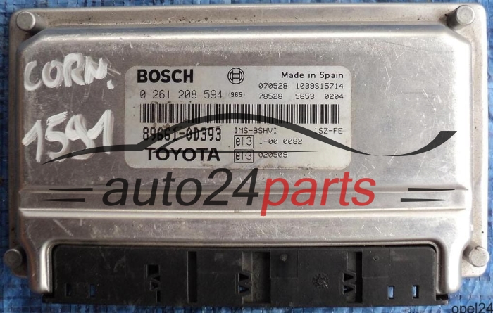 MOTORSTEUERGERÄT ECU STEUERGERÄT TOYOTA YARIS 1.0 89661-0D393 1SZ-FE