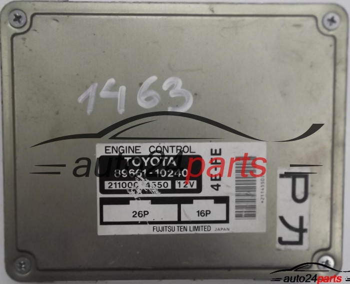 CENTRALINA DO MOTORE TOYOTA STERLET 1.3 16V 89661-10240