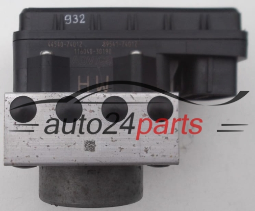 ABS PUMPE BLOCK HYDRAULIKPUMPE STEUERGERAT TOYOTA ADVICS 44540-74012,  89541-74012,  116040-30190