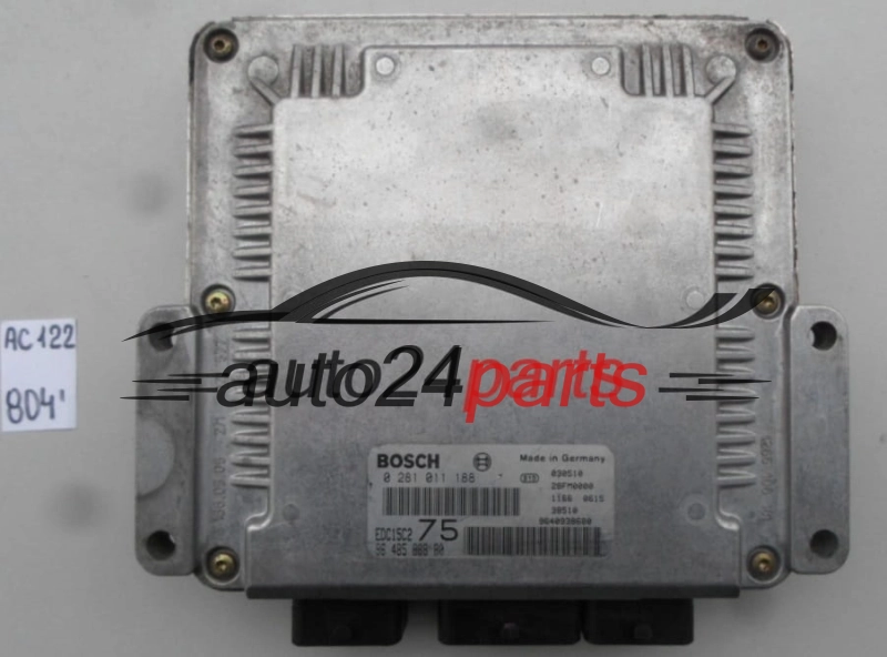 PEUGEOT 206 2.0 HDI BOSCH 0281011188 9648588880 9640938680 EDC15C2 75