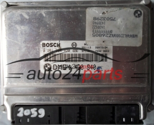 CENTRALINA DO MOTORE BMW E36 E46 Z3 316 318 BOSCH 0 261 204 420, 0261204420, DME 1430940, 1430122, 7503298, 28RT5134