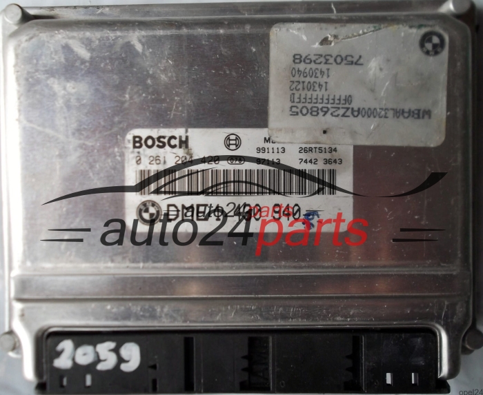 BMW E36 E46 Z3 316 318 BOSCH 0 261 204 420, 02611204420, DME 1430940, 1430122, 7503298, 28RT5134