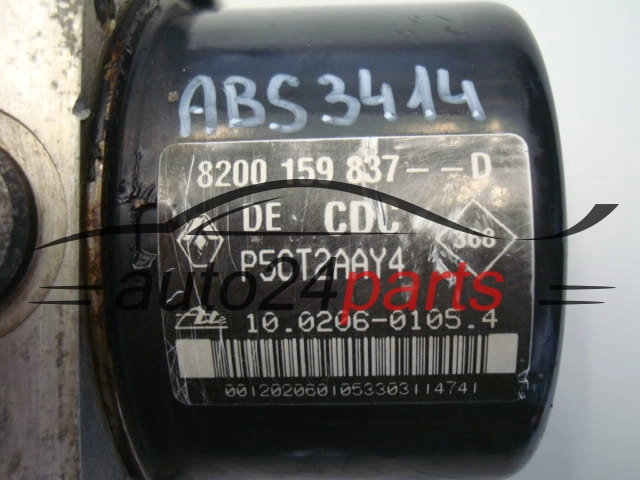 RENAULT LAGUNA ESPACE 8200159837, 10.0206-0105.4, 10020601054, 10.0960-1423.3,10096014233