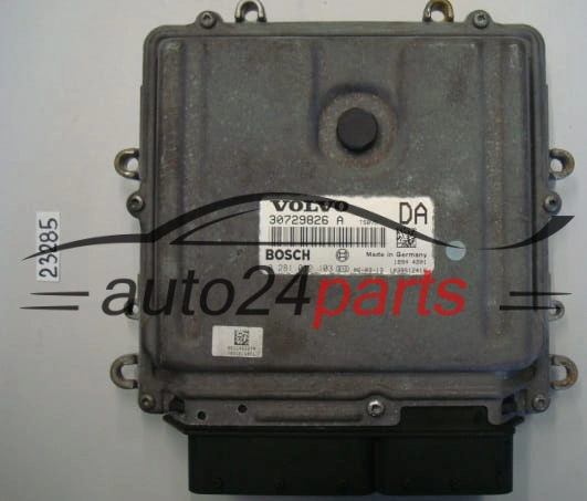 KOMPUTER STEROWNIK SILNIKA VOLVO 2.4 TDI BOSCH 0 281 012 103, 0281012103, 30729826 A, 30729826A