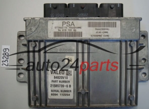 KOMPUTER STEROWNIK SILNIKA CITROEN PEUGEOT 21585739-6 B, 215857396, 9661870580 - 