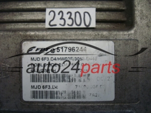 Sterownik silnika Fiat Doblo 1.3 CDTI 51796244 7160008603 – zdjęcie 2