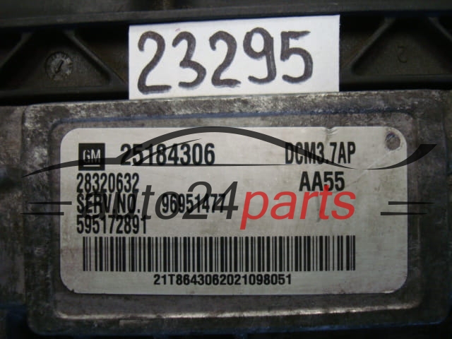 CHEVROLET CAPTIVA  25184306, 595172891, 96951477, DCM3.7AP
