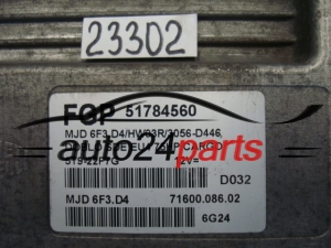 FIAT DOBLO 1.3 51784560 FGP,  MJD6F3D4, 71600.086.02